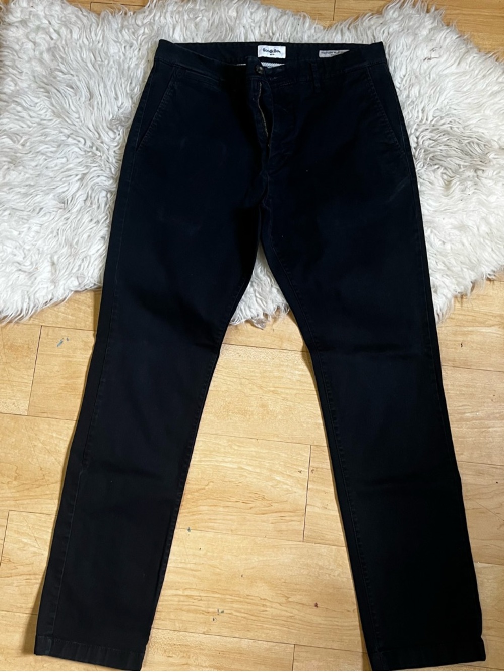Men's Black Jeans - Classic Straight Fit
